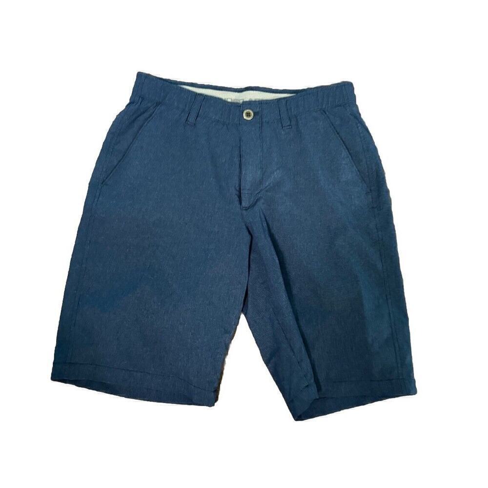 Under Armour Golf HeatGear Blue Shorts Men’s Loose Fit Inseam Size 32